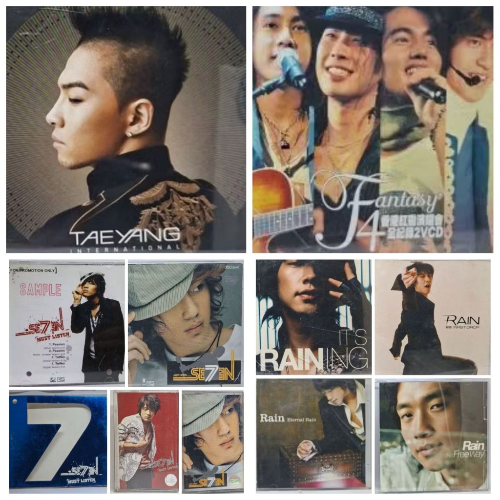 💿CD/เพลง/เกาหลี⭐Bi RAIN เรน บิ🎤Se7en 7 Seven 2nd Album Must Listen🎤K-Pop เกาหลี ซีดี F4 TEA YANG