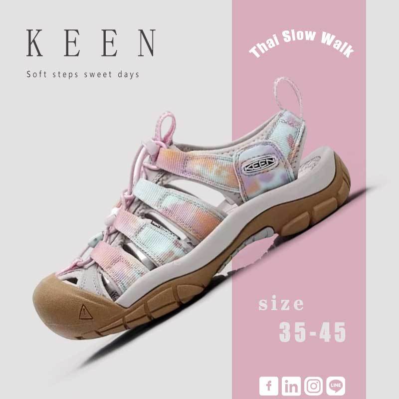 KEEN รองเท้าแตะกิจกรรมทางน้ำ ชาย-หญิง กันลื่นยางแท้ ระบายอากาศดี ลุยหิน เก็บเท้า