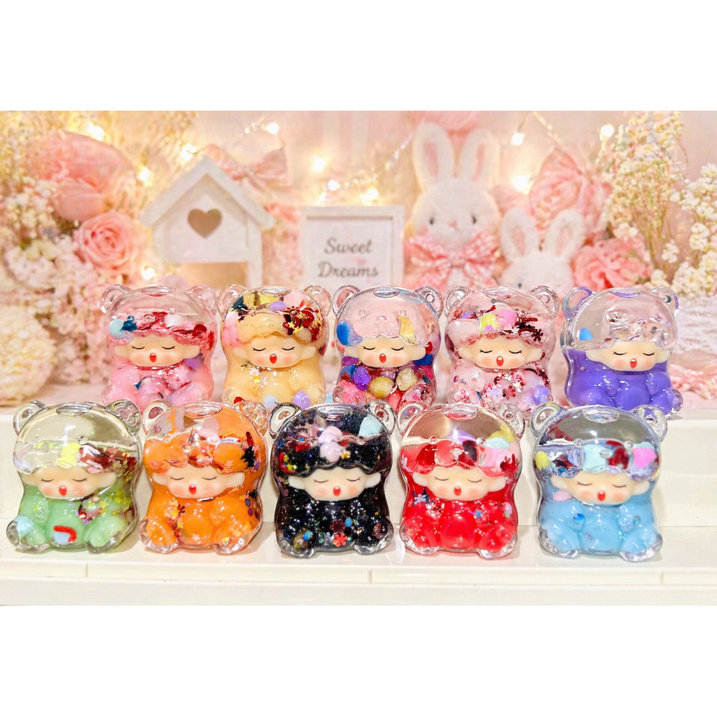 เรซิ่นตู้น้ำน้องหลับ 5 ซม. พร้อมส่ง