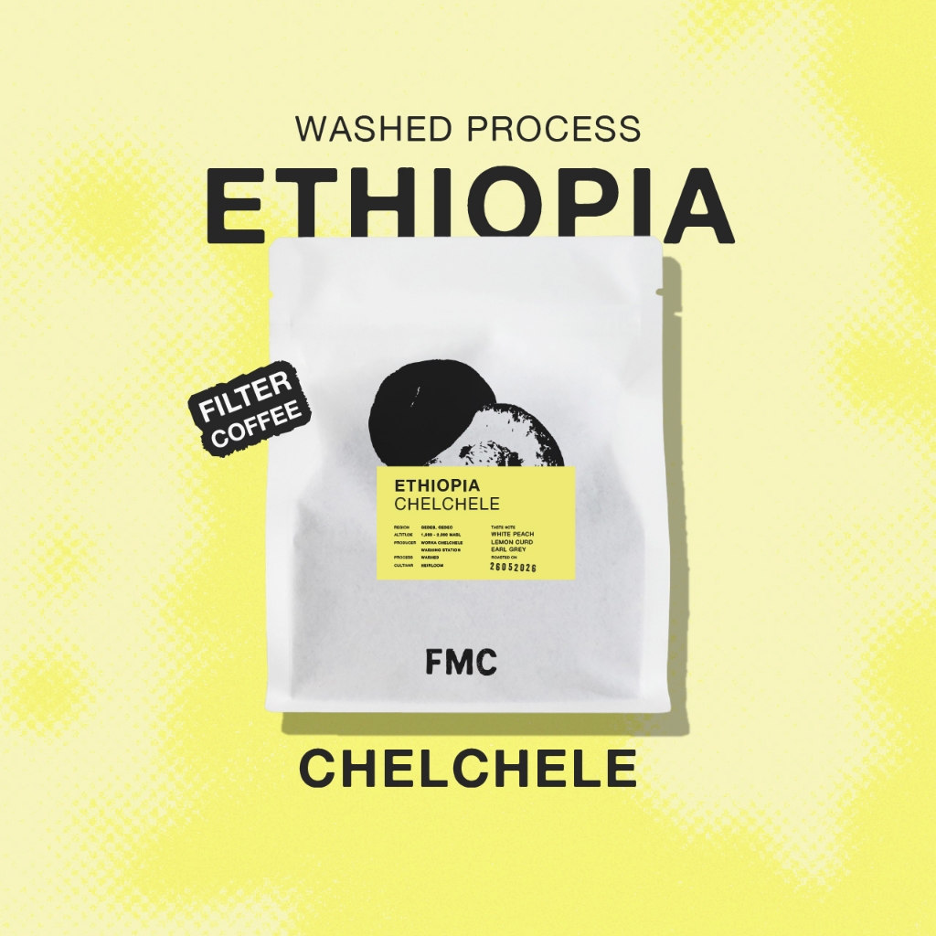 Feast Monday Coffee - เมล็ดกาแฟคั่วอ่อน Ethiopia Chelchele (Light Roast) Washed