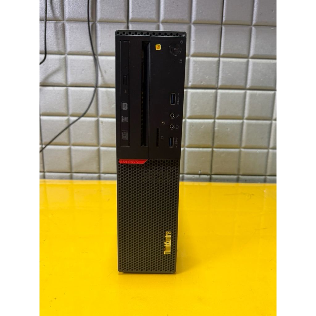 คอมพิวเตอร์ DESKTOP PC i3-6100 Lenovo ThinkCentre M700RAM 8G SSD120มือ2 พร้อมไช้งาน สภาพดี