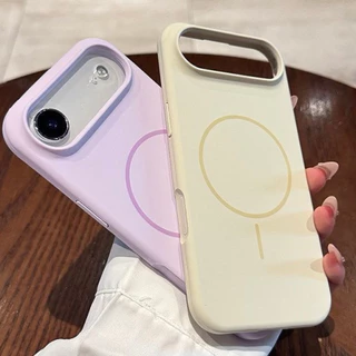 เคสซิลิโคนนิ่ม กำมะหยี่ แม่เหล็ก สำหรับ iPhone 17 17Air 17Pro Max ชาร์จได้