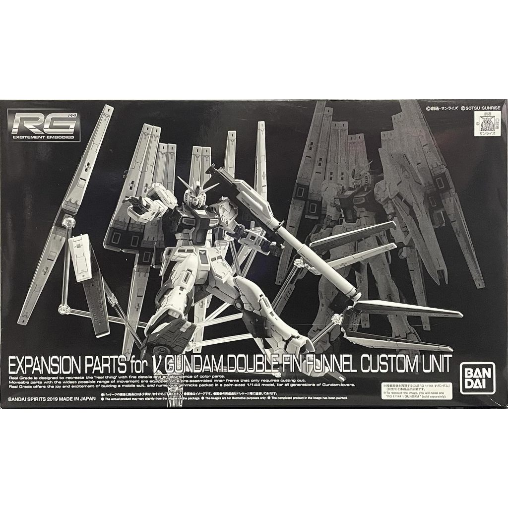 RG 1/144 Expansion Parts for Nu Gundam Double Fin Funnel Custom Unit มือ1 แท้ (พร้อมส่ง)