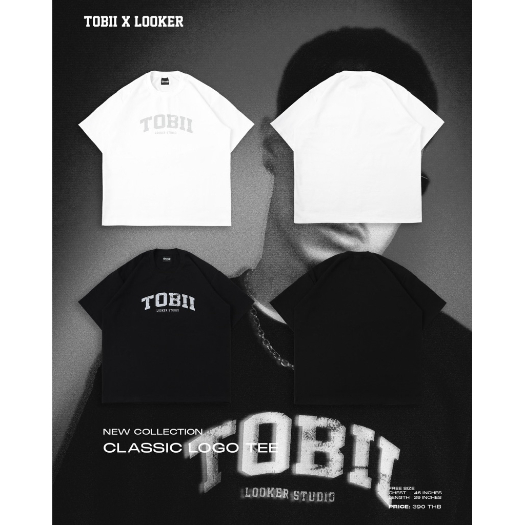 เสื้อยืด LOOKER x TOBII — CLASSIC LOGO TEE
