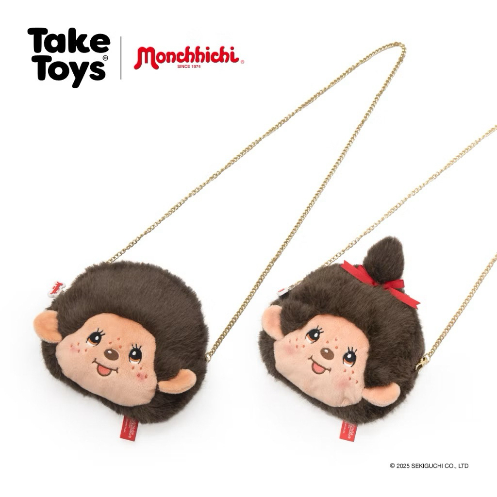💯% Monchhichi Crossbody Bag - กระเป๋าสะพายข้างมอนชิชิ