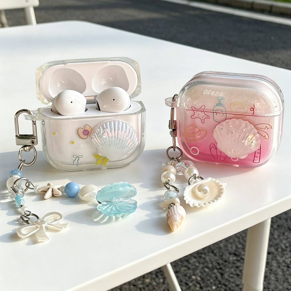 Sเคสใสการ์ตูนนูน Airpods4 เคสหูฟังบลูทูธ เคสหูฟังไร้สาย Airpods  เคสหูฟังบลูทูธ gen gen1 gen2 เคสหูฟังไร้สาย Pro Pro2