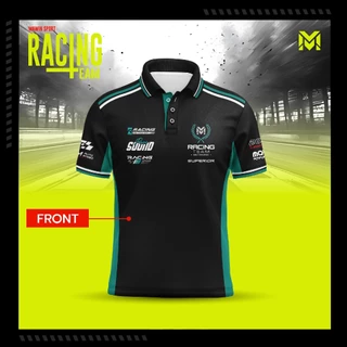 MAWIN เสื้อโปโลพิมพ์ลาย RACING TEAM ใส่ได้ทั้งผู้หญิงและผู้ชาย