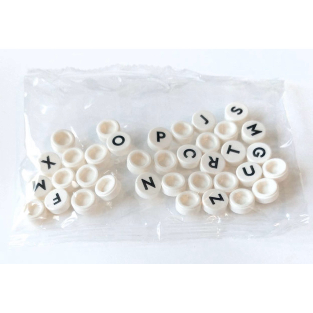 LEGO Alphabet pack :Round 1x1