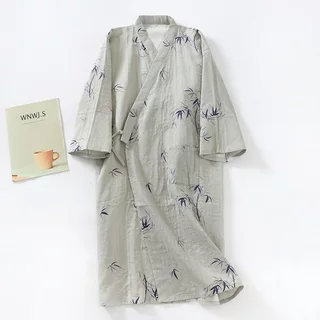 เสื้อคลุม/ชุดนอนสไตล์ญี่ปุ่น ชุดนอนYukata Cotton แท้ 100%
