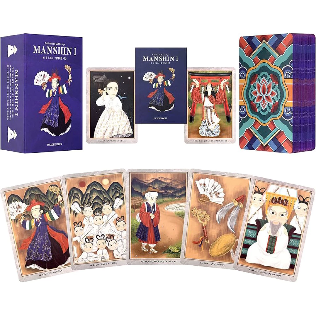 Manshin Oracle Cards Vol.1 83 ไพ่ออราเคิลยอดนิยมจากประเทศเกาหลี ที่ได้รับแรงบันดาลใจจากความเชื่อชามาน