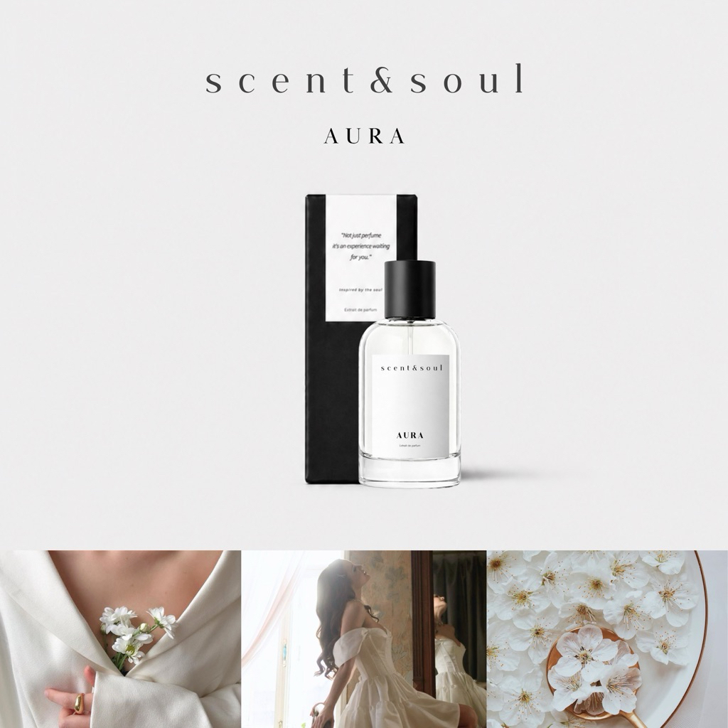น้ำหอม scent&soul กลิ่น “AURA" กลิ่นออร่าหวานสดใสกำลังดี