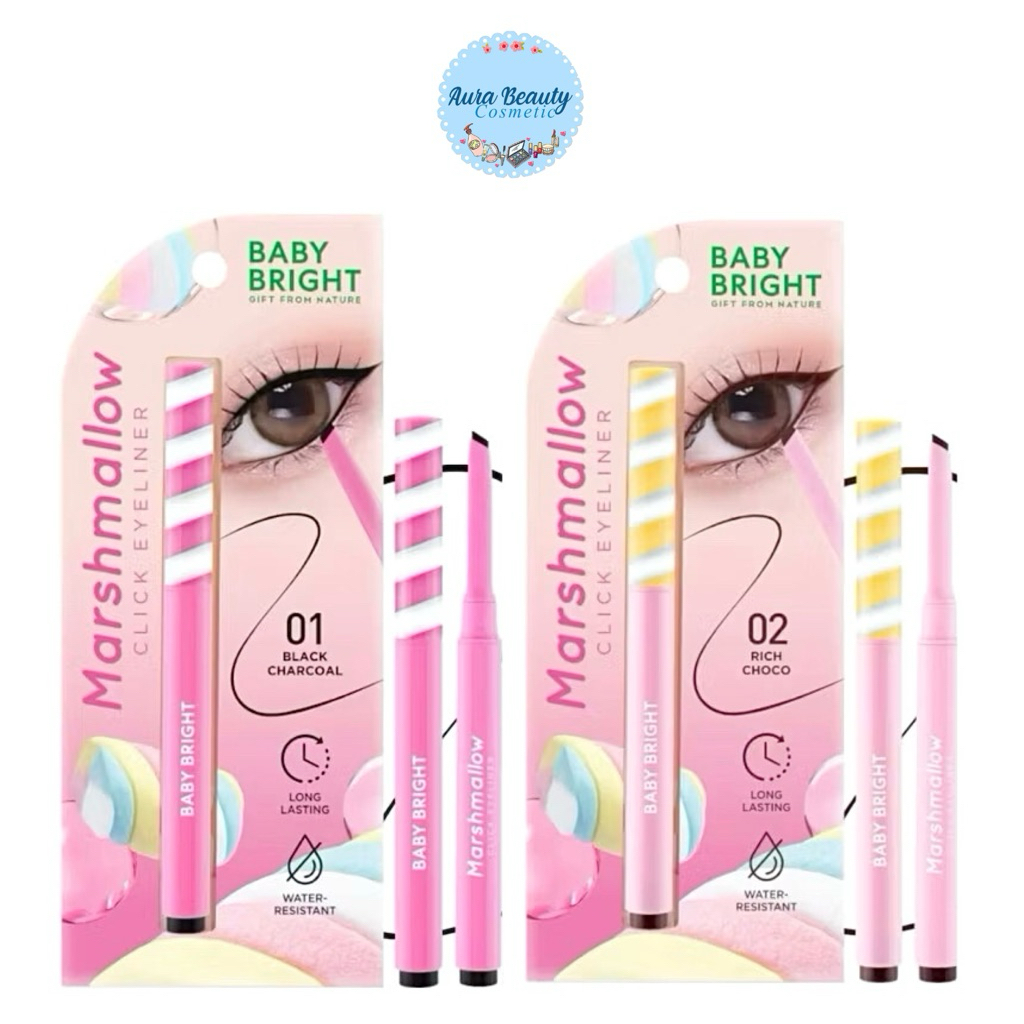 Baby Bright Marshmallow Click Eyeliner-มาร์ชเมลโล่คลิกอายไลเนอร์ 0.10g