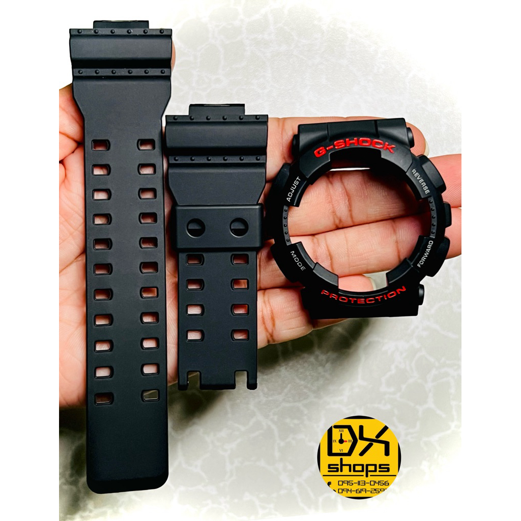 กรอบสายนาฬิกา G-Shock % รุ่น GA,GD-100,110,120 ดำด้าน