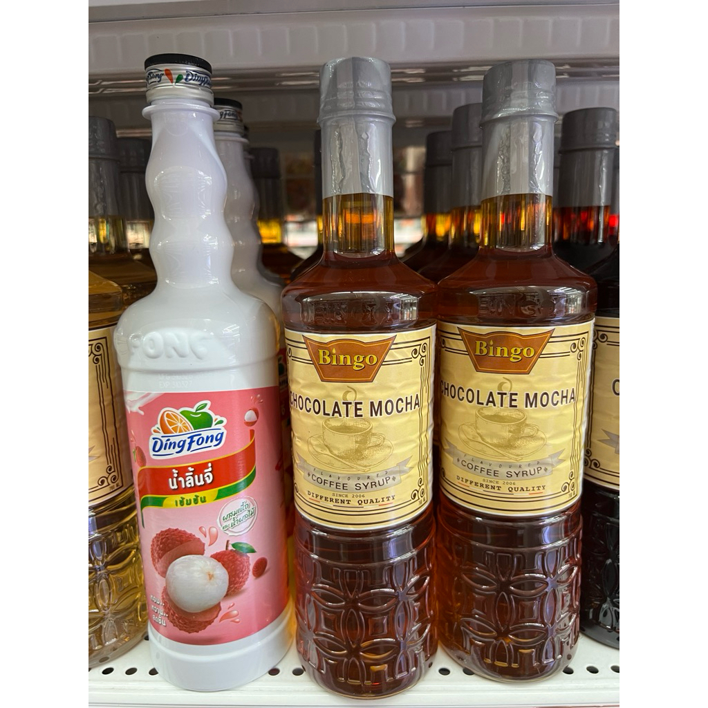 Bingo Chocolate Mocha Syrup ไซรัป บิงโก ช็อกโกแลต มอคคา น้ำเชื่อมแต่งกลิ่นกาแฟ เข้มข้น หอมละมุน [760