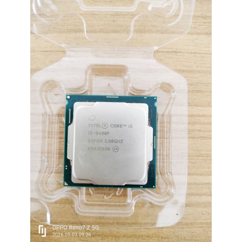 CPU Intel i5-9400F (Gen9) 6C 6T ใช้งานปกติ รีวิวก่อนส่งให้ทางแชท