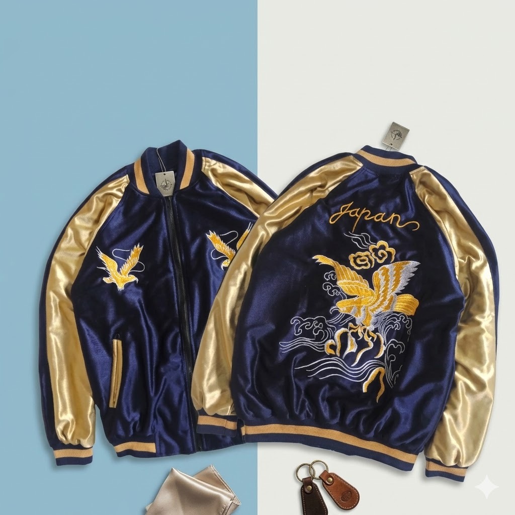 (พร้อมส่ง) Eagle sukajan murayama jacket แจ็คเก็ตญี่ปุน แจ็คเก็ตซูกะ แจ็คเก็ตวัยรุ่น