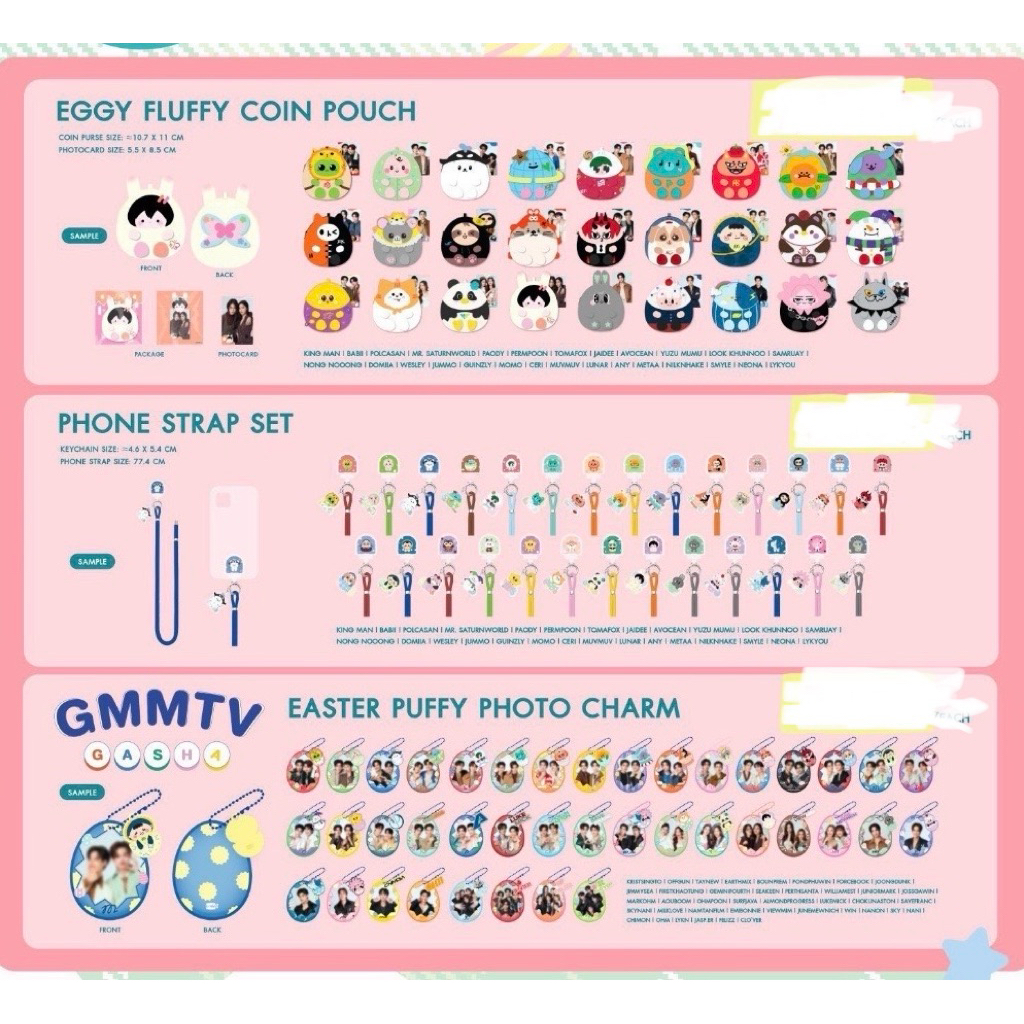 Eggy fluffy coin pouch wesley