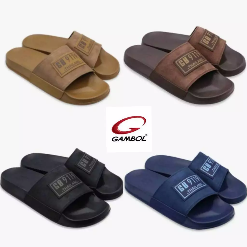 GAMBOL รองเท้าแตะลำลองชายแบบสวม GM42206 Size 36 - 44