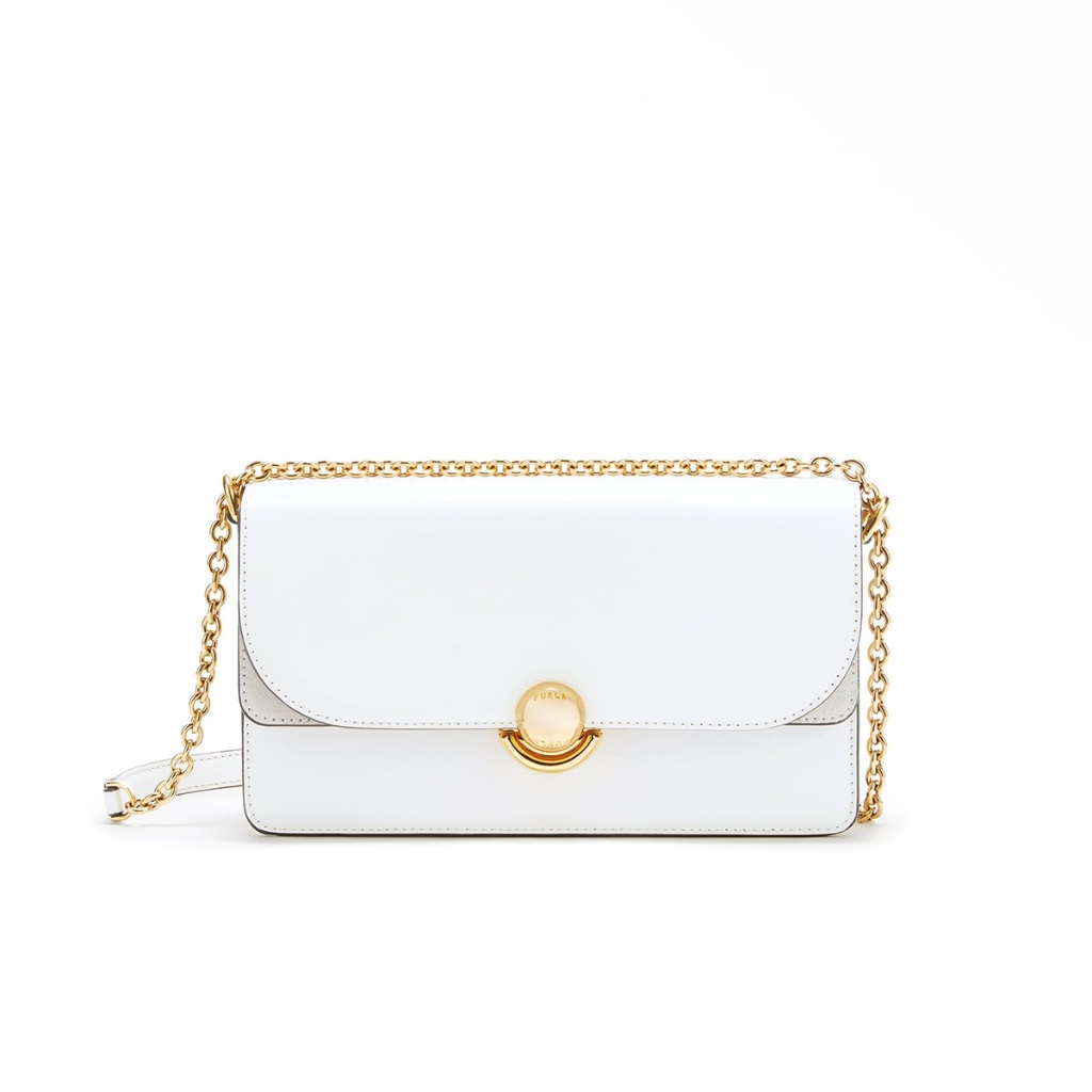 Furla รุ่น Sfera S Crossbody กระเป๋าสะพายผู้หญิง WB01515BX0428 สี PANNA ขนาด 21.5X12X4.5 cm