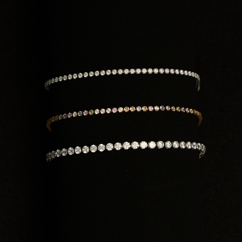 (3 mm) Bemet tennis bracelet กำไลสแตนเลส ราคา ถูกที่สุด ดีลบีเคเค แกลเลอรีภาพที่ 8