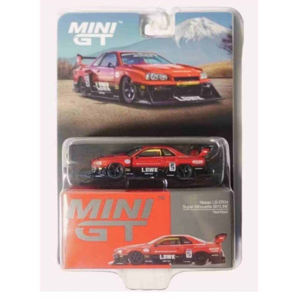 Mini GT No.843 Nissan LB-R34 #Skyline #LBWK*R34* #JDM