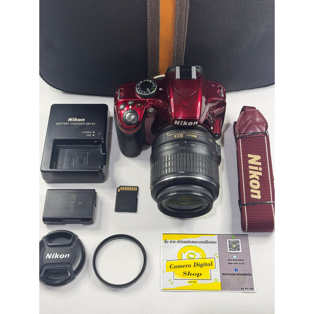 กล้องมือสอง Nikon D3200 + Lens Nikon 18-55mm F3.5-5.6 G VR
