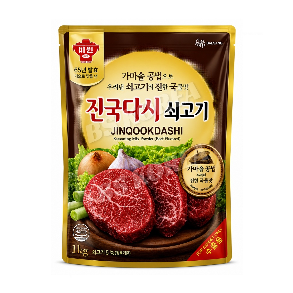 [ของแท้] 진국다시쇠고기 Daesang Beef Flavored Seasoning Mix Powder (ผงปรุงรสสูตรเนื้อ) 1kg