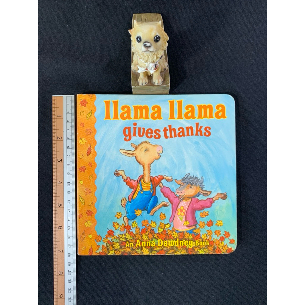 Llama Llama Gives Thanks by Anna Dewdney หนังสือภาษาอังกฤษ (มือสอง) Boardbook