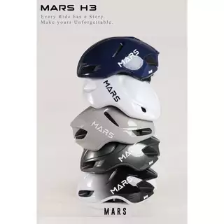 New2026 หมวกจักรยาน MARS H3 มาพร้อมระบบระบายอากาศ 10 ช่อง และสายรัดแม่เหล็ก พร้อมสีใหม่