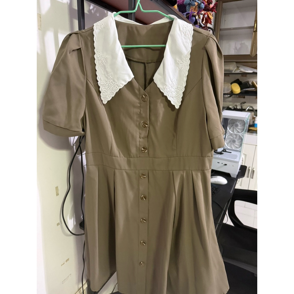เดรสเทา 2XL มือสอง🤍🕊️