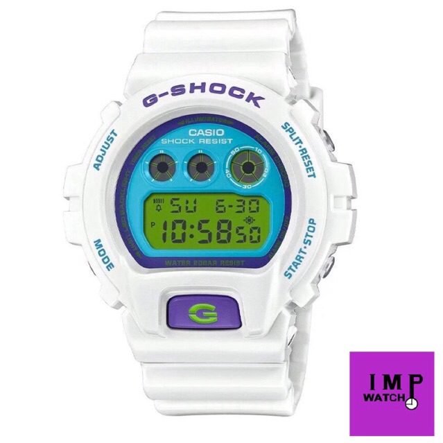 นาฬิกาผู้ชาย G-Shock รุ่น DW-6900RCS-7DR ขาว ของแท้ประกัน Cmg 1 ปีรุ่นยอดฮิต