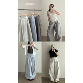 FADTHINGS : Calamari cotton barrel pants 🐙🗯️