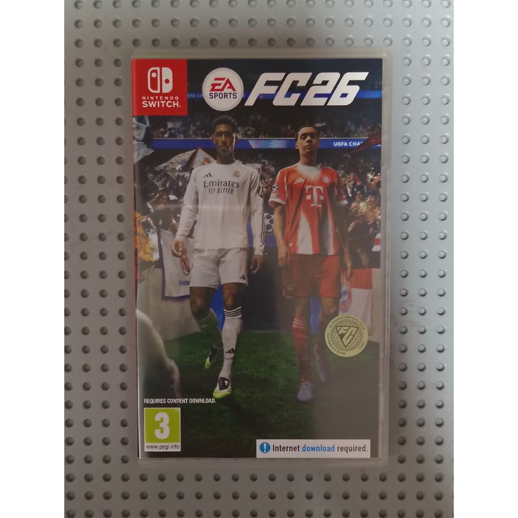 แผ่นเกม NINTENDO SWITCH (มือ2) : EA SPORTS FC 26 (กล่องพลาสติกด้านในมีรอยตามรูปสุดท้าย แต่กล่องด้านน
