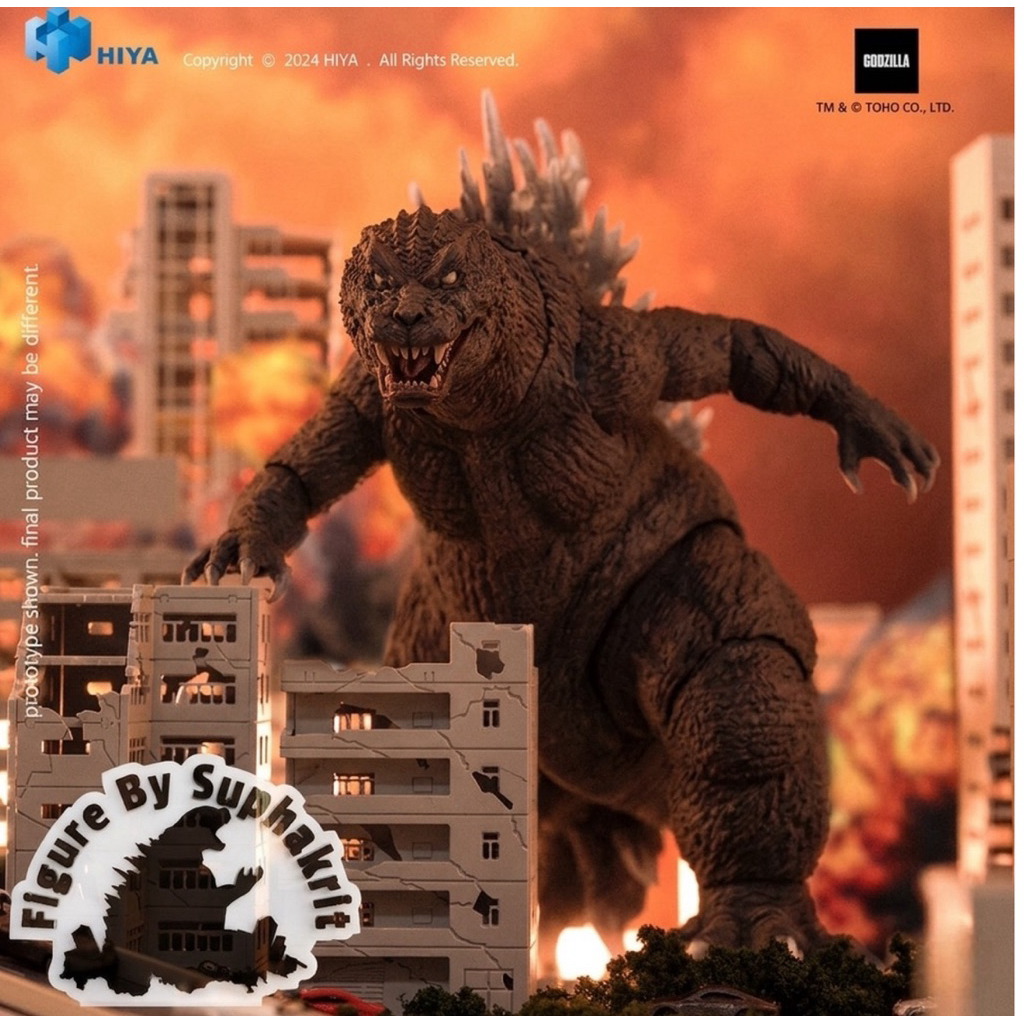 Hiya toys Exquisite Basic Series GMK(2001) Godzilla มีของพร้อมส่ง ( กล่องไม่สวย )