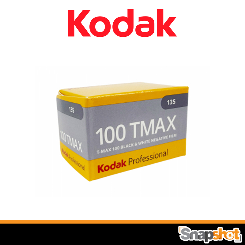 ฟิล์มขาวดำ Kodak 100 TMAX Black and White Negative Film (35mm Roll Film, ISO 100, 36 Exposures) Prof