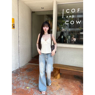 Levenn.bkk • Ingko Top เสื้อสายเดี่ยว แต่งลูกไม้ สวยเรียบหรู น่ารัก กระชับพอดี ผู้หญิง Clothing