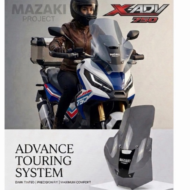 ชิวหน้า X-ADV750 ทรง SEALION แบนด์ MAZAKI