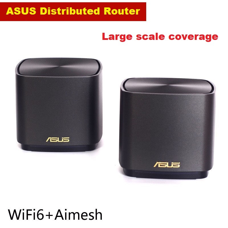 ☪ASUS MESH WI-FI (เครือข่ายไวไฟ) ZENWIFI AX MINI (XD4) Whole-Home AiMesh WiFi 6 System