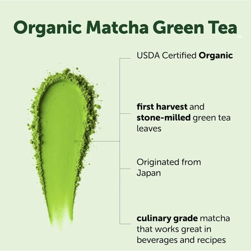 พร้อมส่งOrganic Matcha Green Tea Powder รูปที่ 8