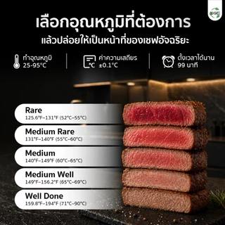 SGE เครื่องซูวี SVM11-G2 ระบบดิจิตอล ทำความร้อนรอบด้านสูงถึง 360 °C รับประกันศูนย์ไทย