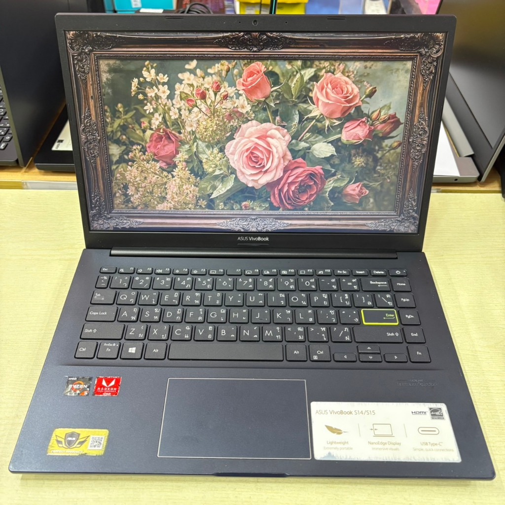 ASUS  VIVOBOOK  S14  D413DA - EK200TS  สภาพเครื่อง  85%
