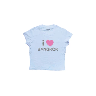 (moodymolly) เสื้อเบบี้ที babytee ผ้าcotton ilove bangkok สไตล์สตรีท