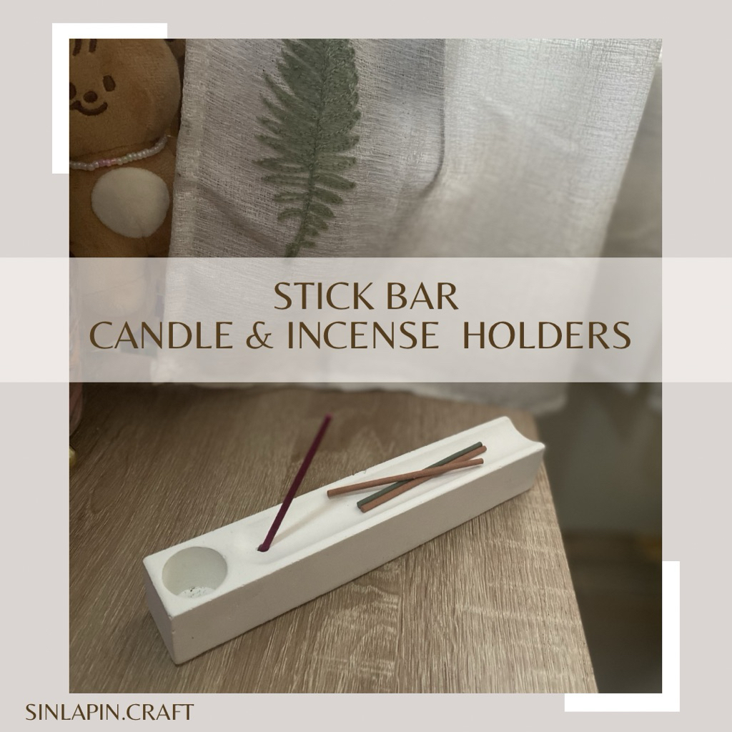 New ✨ Stick Bar candle & incense holders แท่นวางเทียน และกำยาน/ธูป  🪔🕯✨