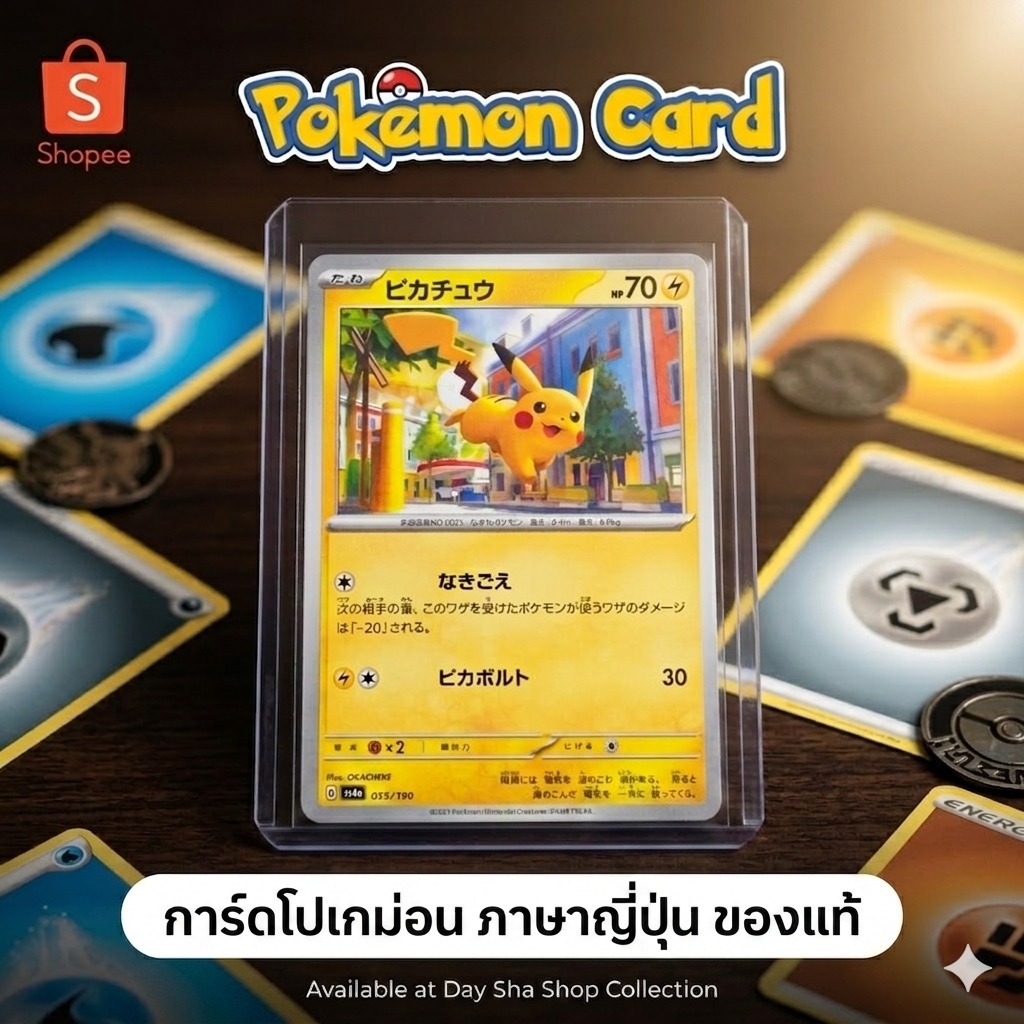 พร้อมส่ง แบบเลือกใบ รวมโปเกม่อนการ์ดเกม ภาษาญี่ปุ่น JP Ver Pokémon Card Game.