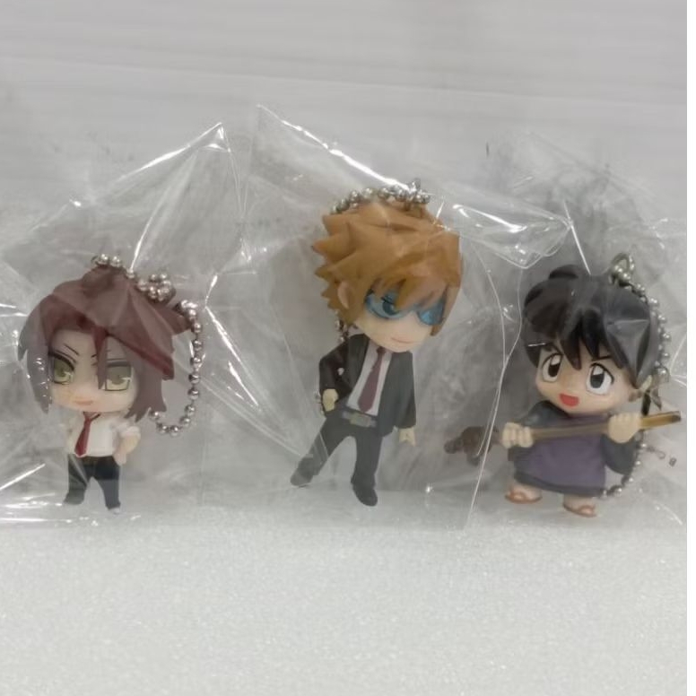 ของแท้ ยกกอง 3 ชิ้น ฟิกเกอร์ พวงกุญแจ อนิเมะ ญี่ปุ่น Mixed Set 3 pcs Figure Anime Keychain Hakuouki 