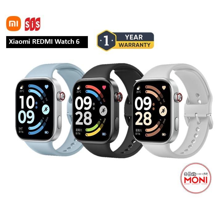 Xiaomi Redmi Watch 6 นาฬิกา สมาร์ทวอท์ซ จอAmoled 2.07นิ้ว บาง กันน้ำ 5ATM ประกันศูนย์ไทย 1 ปี
