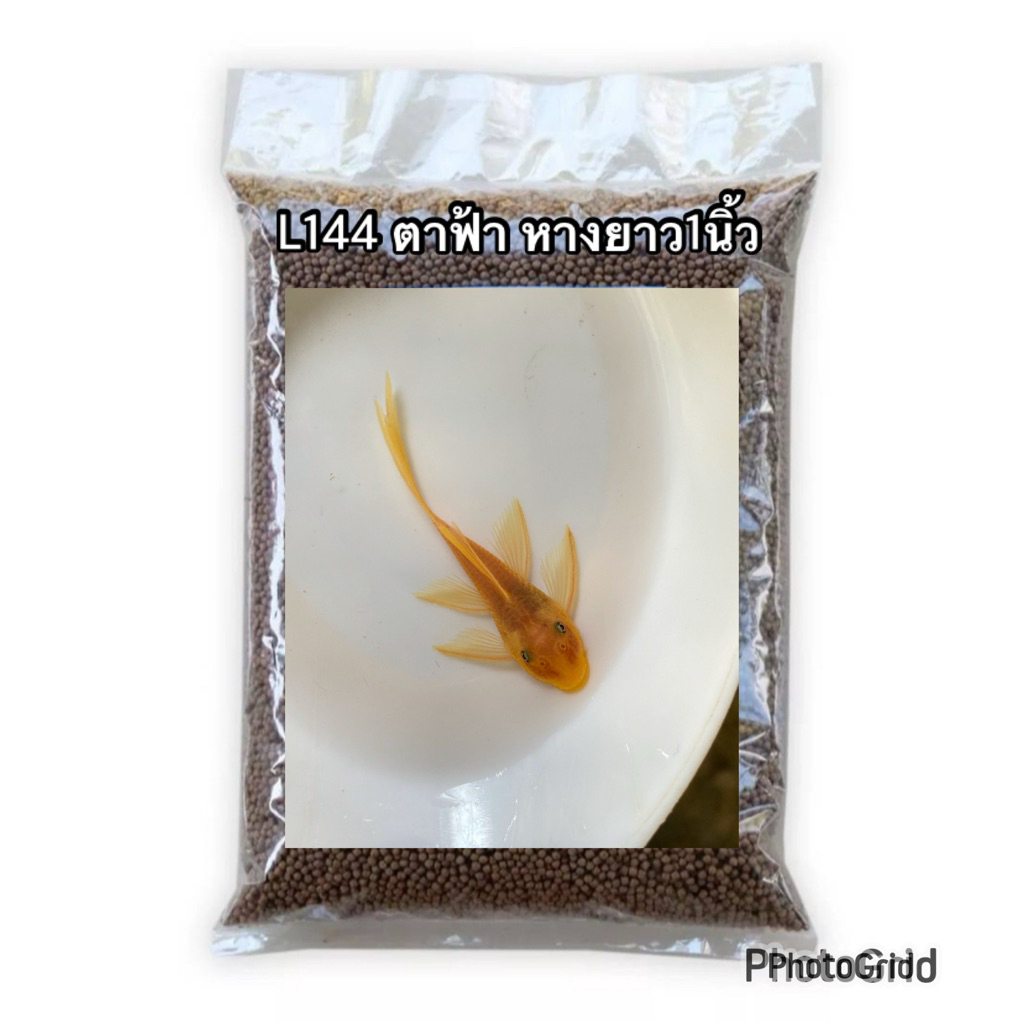 อาหารปลาขนาดเล็ก1ถุง(L144ตาฟ้าหางยาว1นิ้ว)