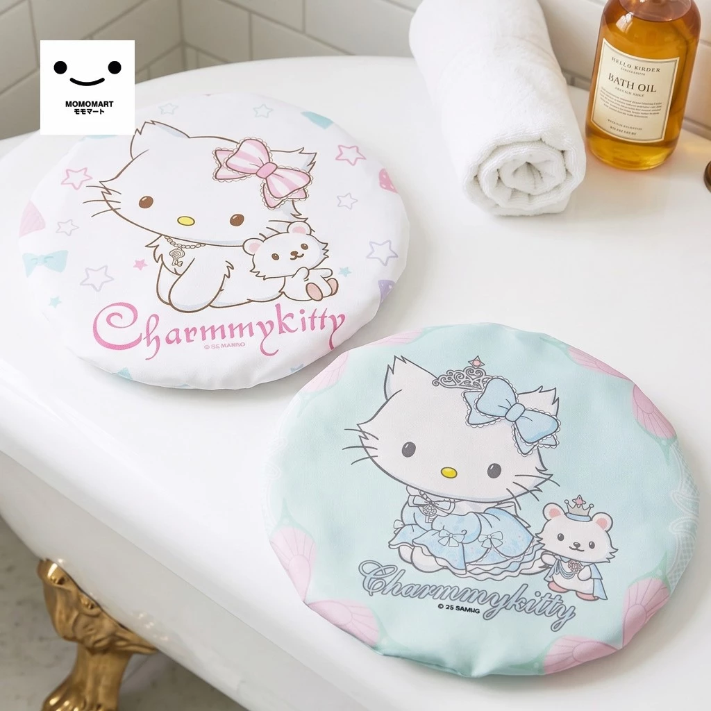 MOMOMART หมวกอาบน้ำ Charmmy Kitty หมวกคลุมอาบน้ำ มี 2 สีให้เลือก