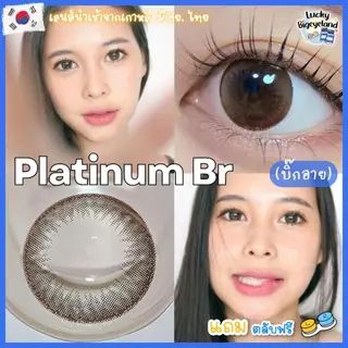 คอนแทคเลนส์ Platinum Brown / Black (Kitty Kawaii) ขนาดบิ๊กอาย 🌷 คอนแทคสีดำ ลายดัง ตต