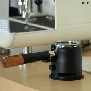 BENO Swan Tamping Station แท่นวางด้ามชง 58mm ขารองยาวพิเศษ ปรับระดับได้ ฐานรองแทมป์กาแฟ อลูมิเนียม แข็งแรงมั่นคงไม่กระดก